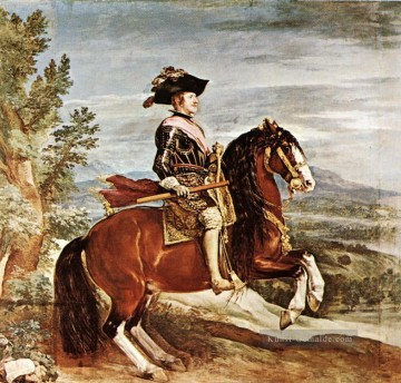 portrait autoportrait portr��t Ölbilder verkaufen - Equestrian Porträt von Philip IV Porträt Diego Velázquez